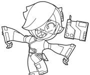 Coloriage Navigator Colette Brawl Stars