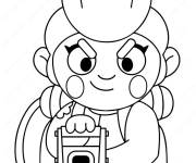 Coloriage Pam de Brawl Stars