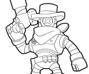 Coloriage Ricochet Brawl Stars