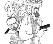 Coloriage et dessins gratuit Breaking Bad avec le Heisenberg RV à imprimer