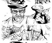 Coloriage Breaking Bad comics
