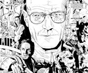 Coloriage Breaking Bad pour adulte