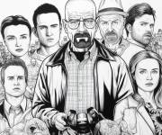 Coloriage Breaking Bad réaliste