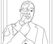 Coloriage et dessins gratuit Gus Fring dans le scène de Breaking Bad à imprimer