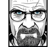 Coloriage Walt Heisenberg