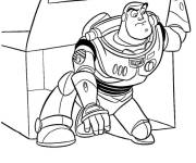 Coloriage Buzz l'&eacute;clair dans la boite