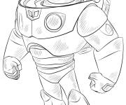 Coloriage Buzz l'&eacute;clair de Star Command