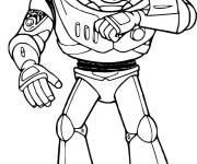 Coloriage Buzz l'&eacute;clair de Toy story