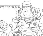 Coloriage Buzz l'&eacute;clair du film Toy Story