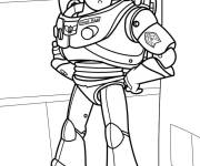Coloriage Buzz l'&eacute;clair en ligne