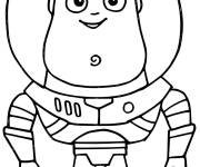 Coloriage Buzz l'&eacute;clair facile