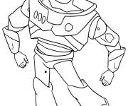 Coloriage Buzz l'&eacute;clair gratuit