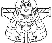 Coloriage Buzz l'&eacute;clair Kawaii