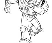 Coloriage Buzz l'&eacute;clair personnage du film de Pixar
