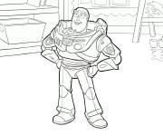 Coloriage Sc&egrave;ne du film de Buzz l'&eacute;clair