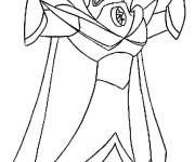 Coloriage Zurg, l'ennemie de Buzz l'éclair