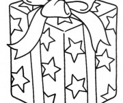 Coloriage Cadeau de Noel