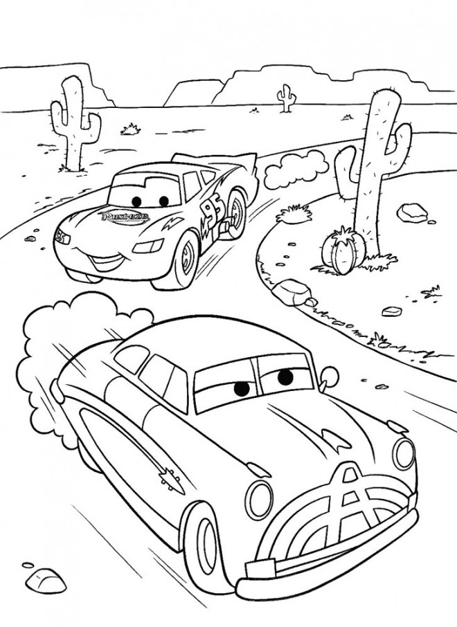 Coloriage Cars Disney 57 dessin gratuit à imprimer