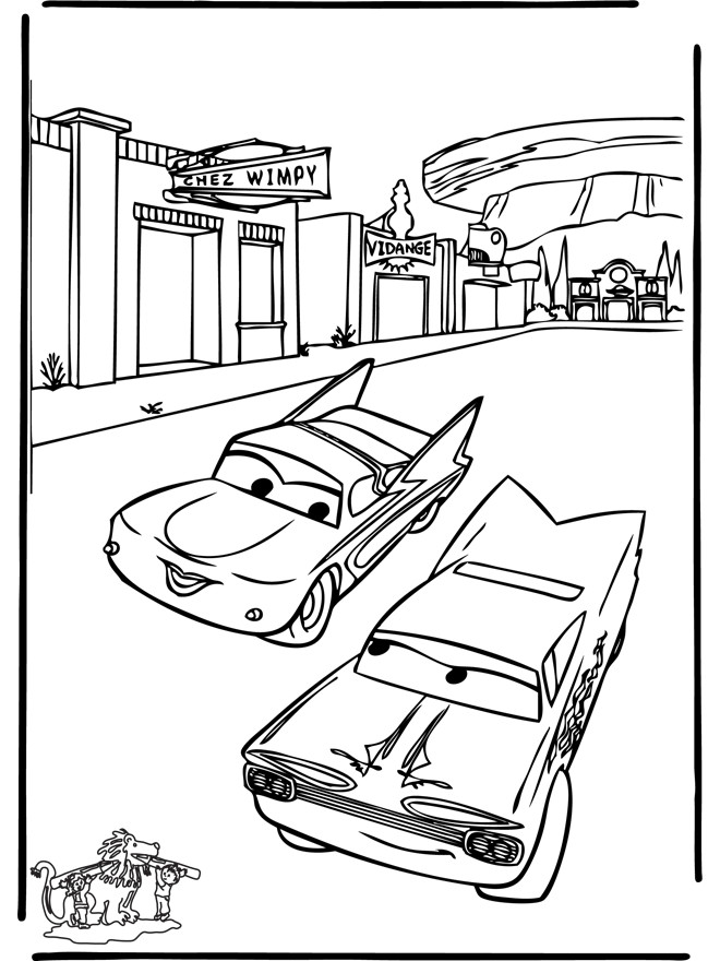 Coloriages En Ligne Cars 2