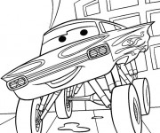 Coloriage Cars modifié Dessin animé