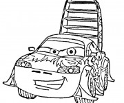 Coloriage Voiture  Disney &agrave; colorier