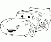 Coloriage Cars Flash Mcqueen