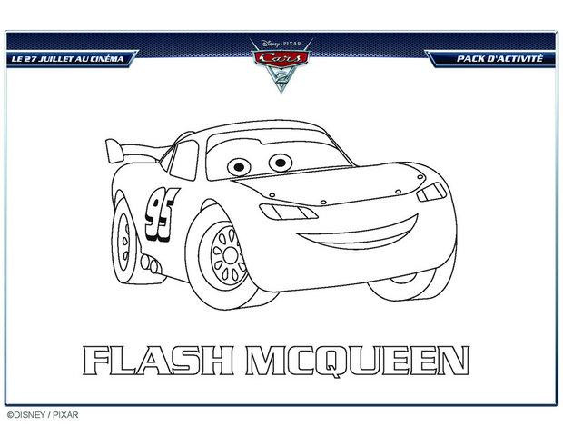 Coloriage A Imprimer Flash Mcqueen