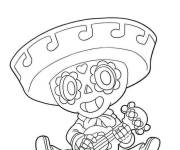 Coloriage et dessins gratuit Coco stars de la bagarre à imprimer