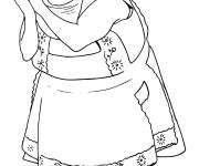 Coloriage et dessins gratuit Elena Rivera souriante à imprimer