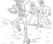 Coloriage Hecto s'&eacute;chappe