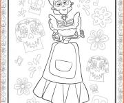 Coloriage Imelda, femme de Hector
