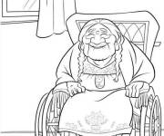 Coloriage Mama Coco du film Coco Disney