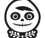 Coloriage et dessins gratuit Masque de Miguel Coco Disney à imprimer