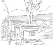 Coloriage Monument d'Ernest de la Cruz