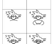 Coloriage Comment dessiner Goku