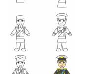 Coloriage Comment dessiner un prince