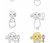 Coloriage Comment dessiner Venus