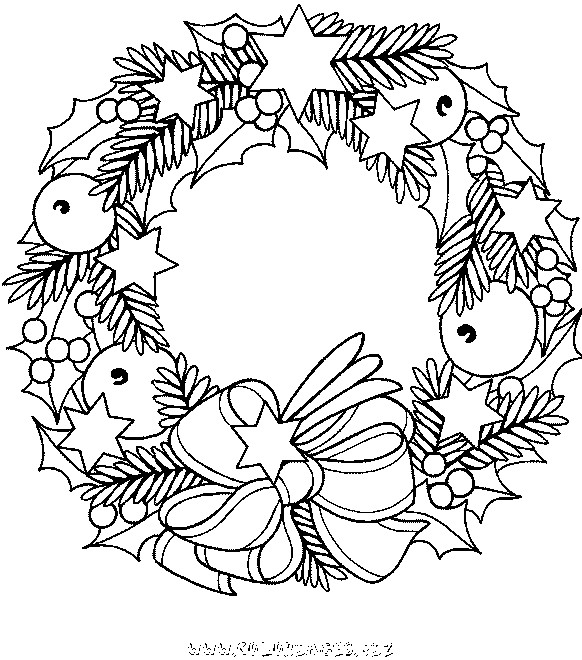 Coloriage Couronne de Noel des rois dessin gratuit à imprimer