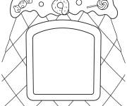 Coloriage Bonhomme en pain d'&eacute;pice &agrave; compl&eacute;ter