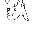 Coloriage Cheval &agrave; compl&eacute;ter