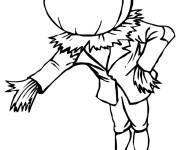 Coloriage Citrouille de Halloween &agrave; compl&eacute;ter
