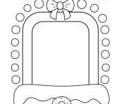 Coloriage D&eacute;coration &agrave; la fen&ecirc;tre &agrave; compl&eacute;ter