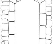 Coloriage Dessine la princesse dans la fen&ecirc;tre du ch&acirc;teau