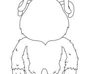 Coloriage Dessine le visage de l'extraterrestre