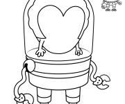 Coloriage Extraterrestre qui n'est pas termin&eacute;