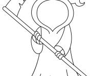 Coloriage et dessins gratuit Faucheuse &agrave; compl&eacute;ter à imprimer