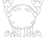 Coloriage Monstre de cartoon &agrave; compl&eacute;ter