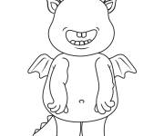 Coloriage Monstre debout a besoin d'ajouter