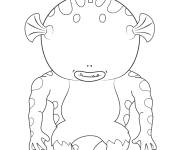 Coloriage Monstre intermin&eacute;