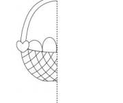 Coloriage et dessins gratuit Panier pour enfants &agrave; compl&eacute;ter à imprimer